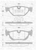 BMW 3421676645 Brake Pad Set, disc brake